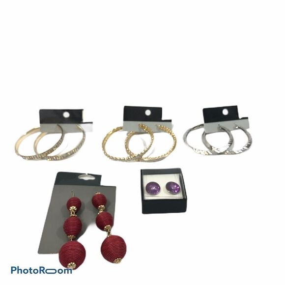 Lot of‎ Five Pairs of Brand New Earrings - Picture 2 of 7